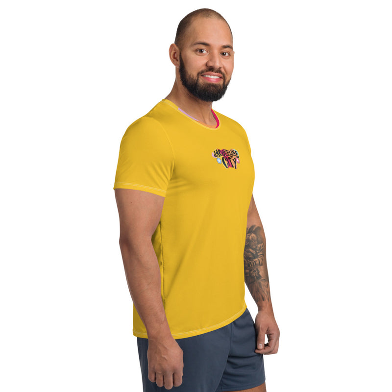 Men's Athletic T-Shirt in "Night Fever"