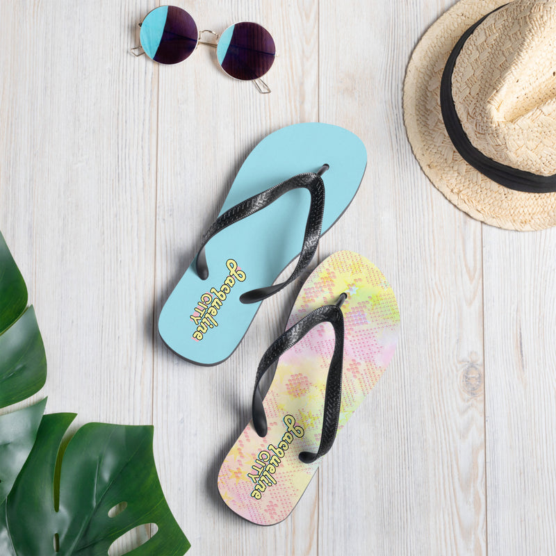 Mismatch Vintage Flip-Flops