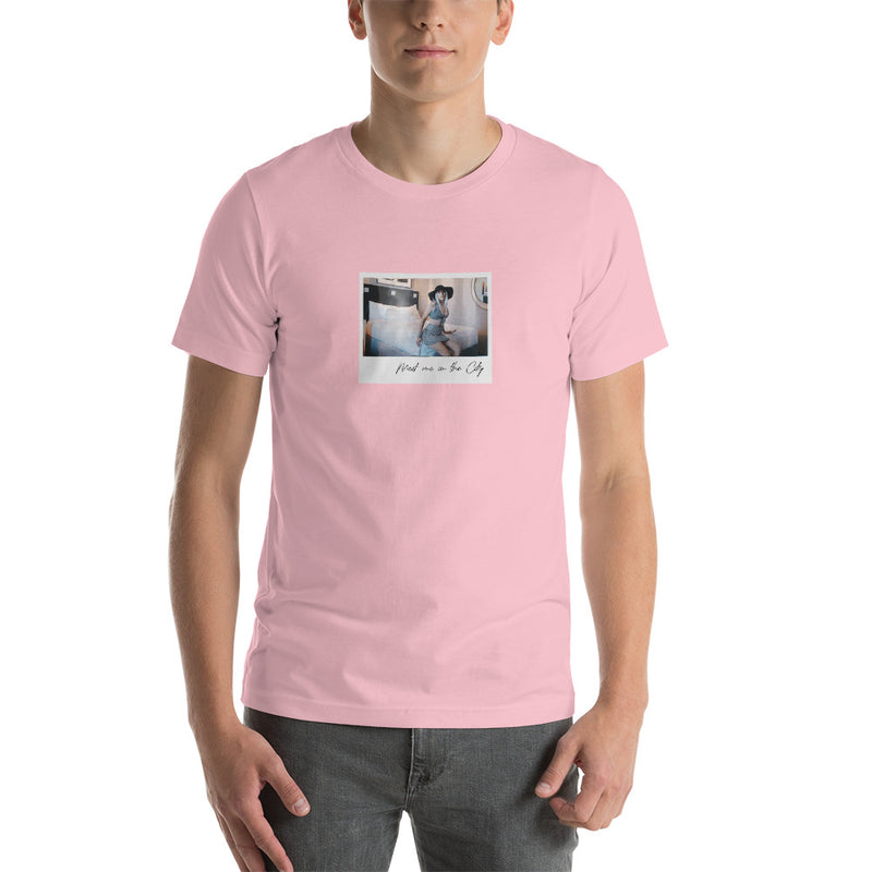 Pink shop polaroid shirt