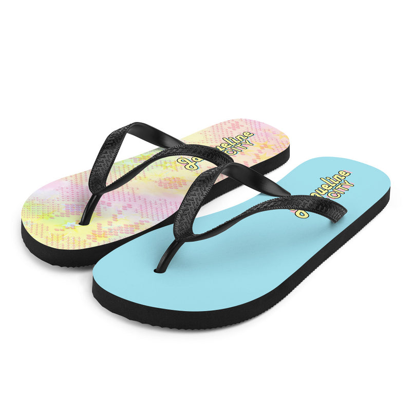 Mismatch Vintage Flip-Flops