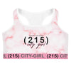 Pink Marble Sports Bra Co-Ord