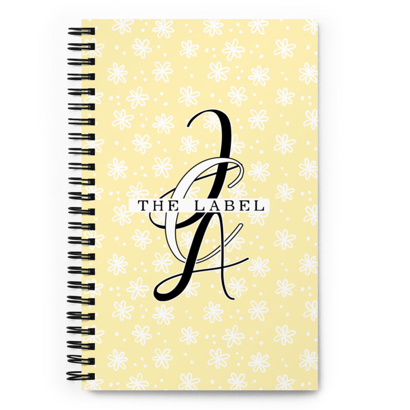 Yellow and Pink Spiral Notebook