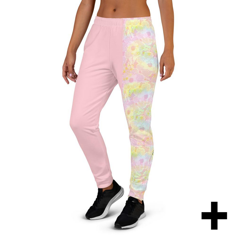 Pink Tie-dye Women's Joggers