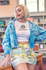 The Princess White Crop Top
