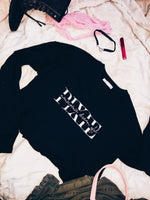 Ramona’s Black Cropped Crewneck
