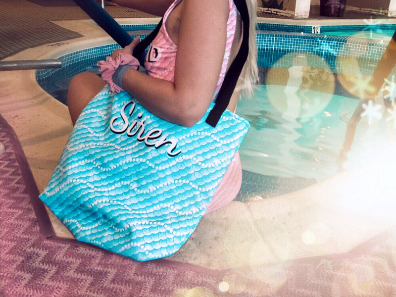 Siren Scales Beach Bag