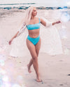 Siren Blue Two Piece Swimsuit