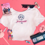 The Princess White Crop Top