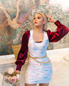 JC Love White Pattern Dress