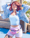 Pink 80s Print Fanny Pack