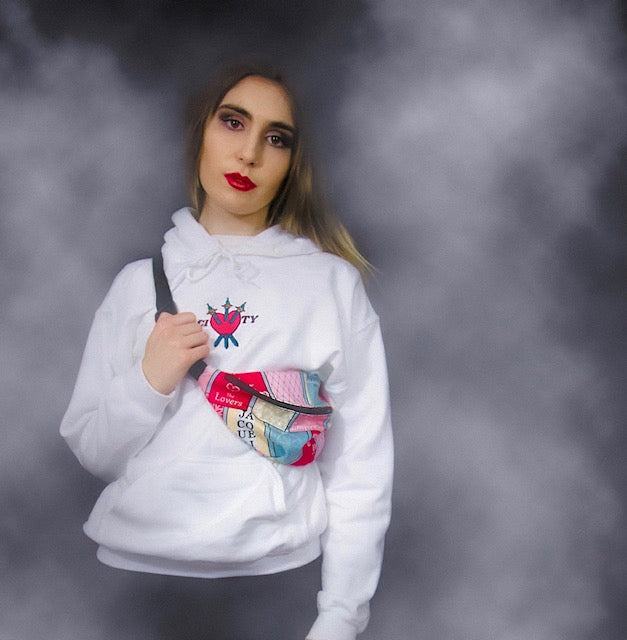 City Heart Embroidered Hoodie
