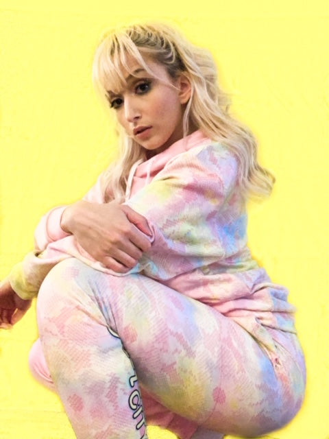 Pink Tie-dye Unisex Hoodie