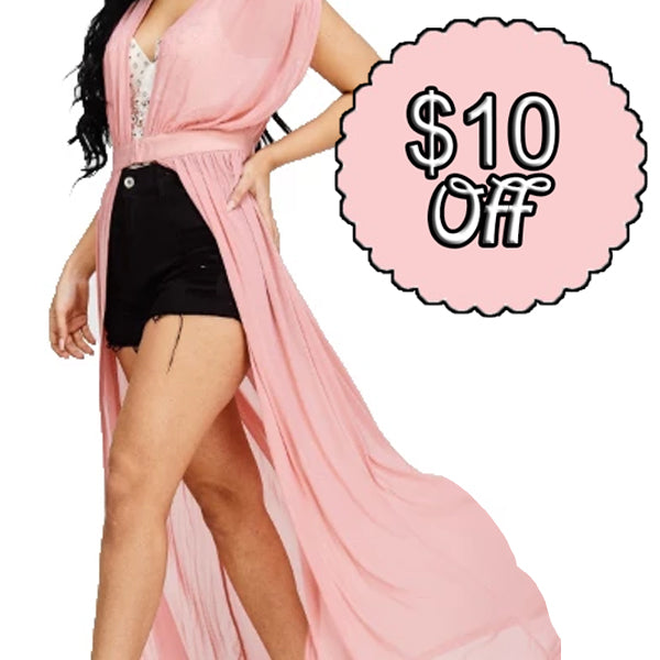 Seashell Pink Kimono
