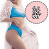 Siren Blue Two Piece Swimsuit