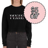 Ramona’s Black Cropped Crewneck