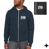 215 Zip-Up Hoodie Sweatshirt