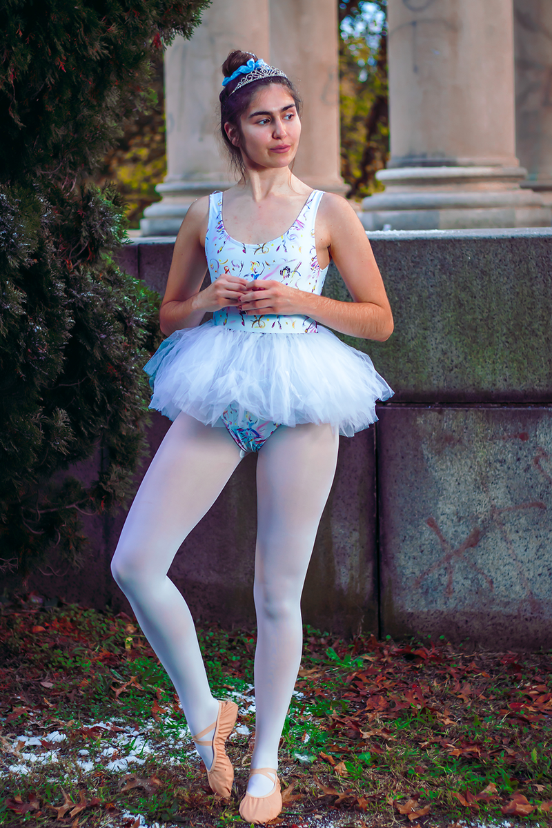 Blue Bodysuit in BALLET CLASS