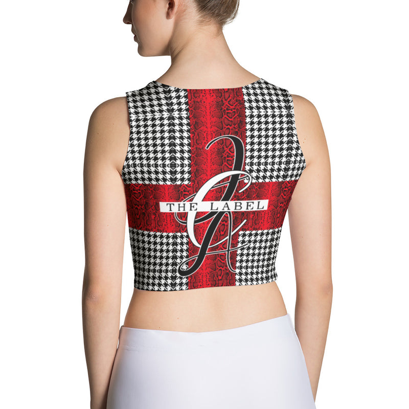 JCA: The Label Mixed Print Crop Top