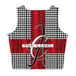 JCA: The Label Mixed Print Crop Top