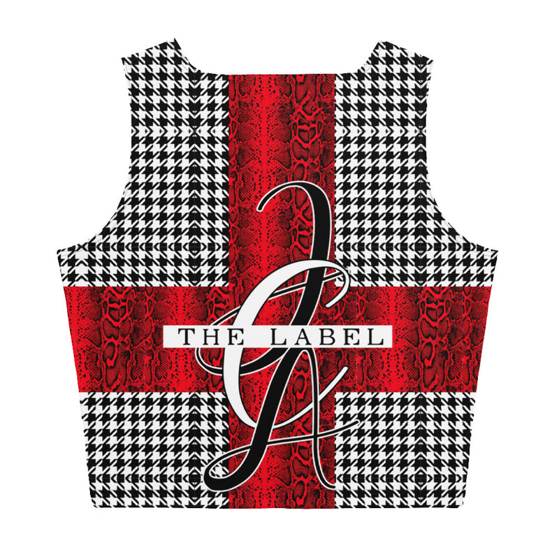 JCA: The Label Mixed Print Crop Top
