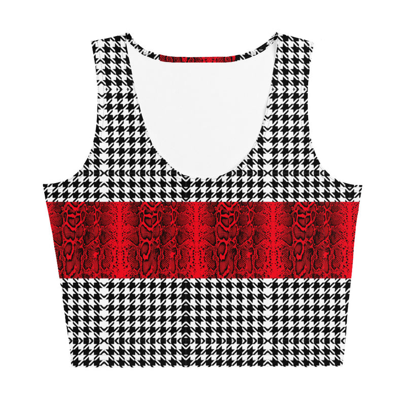 JCA: The Label Mixed Print Crop Top