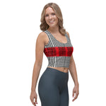 JCA: The Label Mixed Print Crop Top