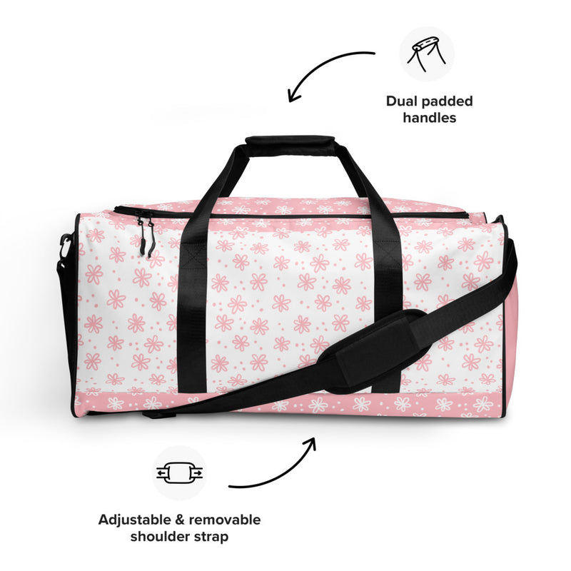 Premium Duffle Bag in Pink Lemonade