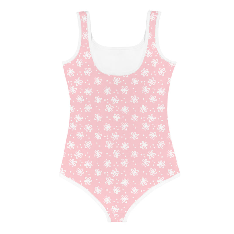 KIDS: Children's Swimsuit in Pink Lemonade