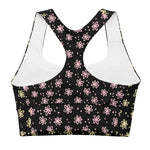 Premium Compression Sports Bra in Wild Daisy