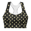 Premium Compression Sports Bra in Wild Daisy