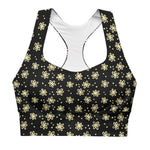 Premium Compression Sports Bra in Wild Daisy
