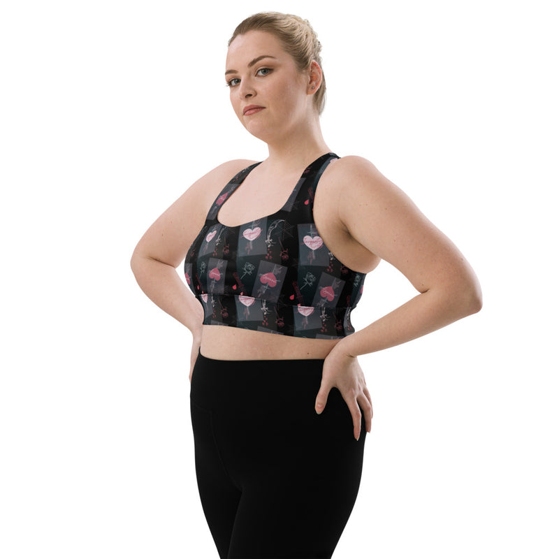 Sports Bra in "Dark Tarot" (CO-ORD) (CHARITY)