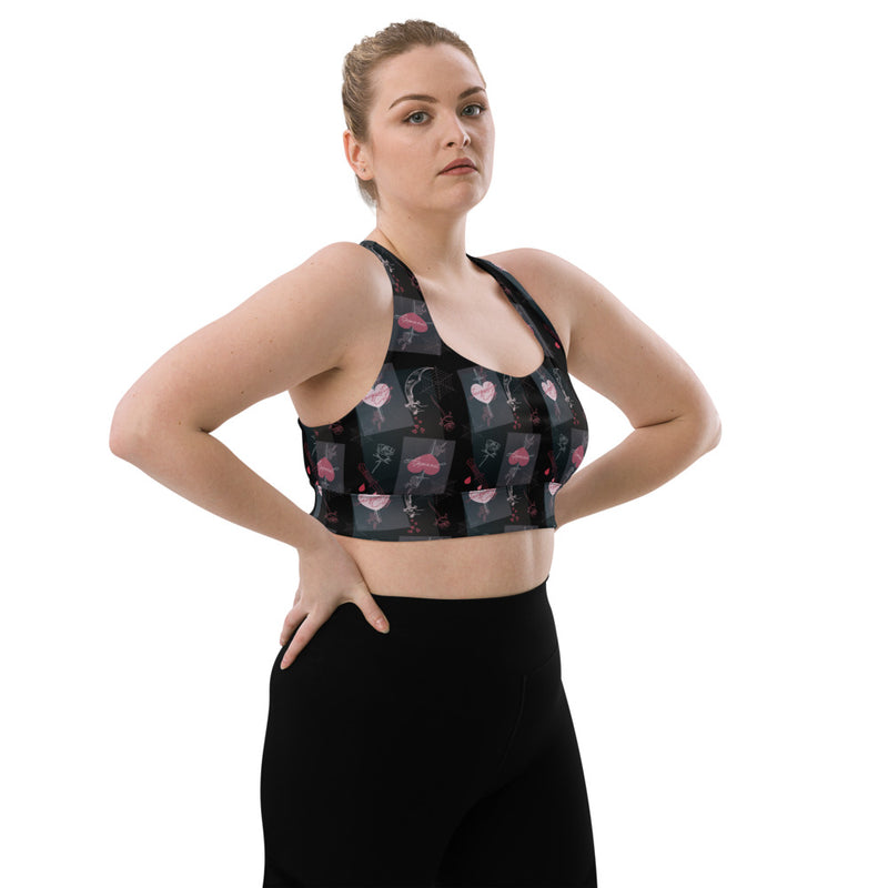 Sports Bra in "Dark Tarot" (CO-ORD) (CHARITY)