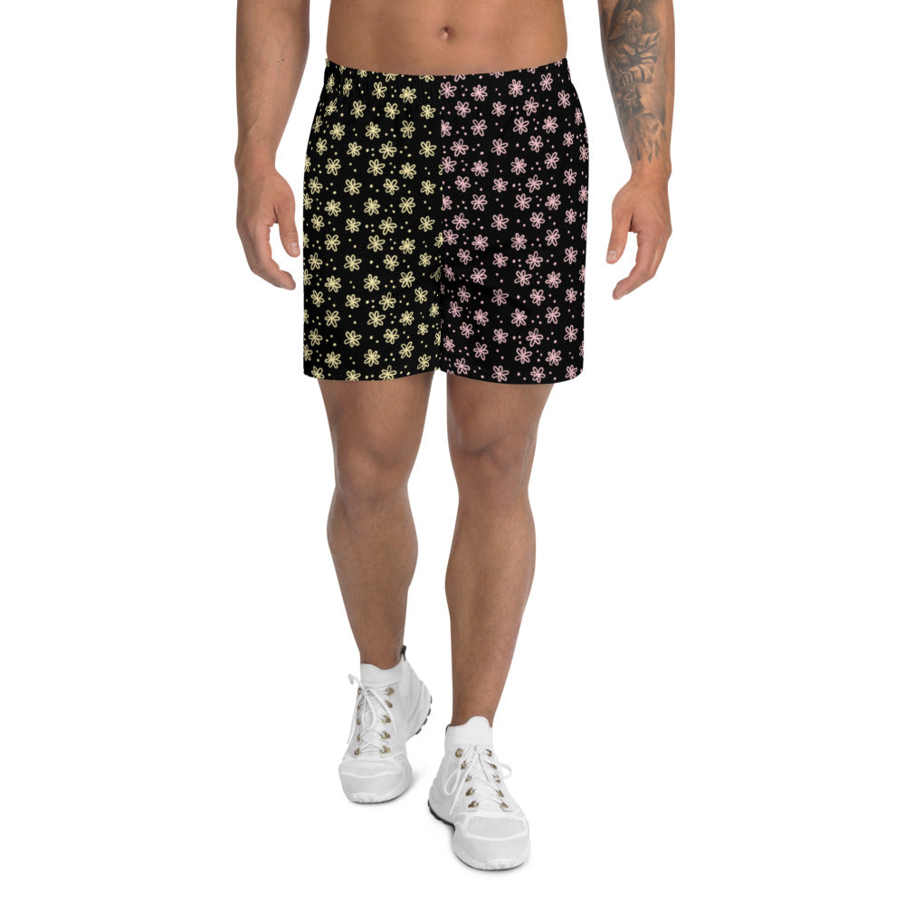 Men's Athletic Shorts in Wild Daisy