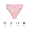 Recycled Bikini Bottom in Pink Lemonade