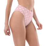 Recycled Bikini Bottom in Pink Lemonade