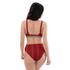 Mixed Print Recycled High Waisted Bikini