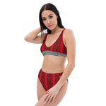 Mixed Print Recycled High Waisted Bikini