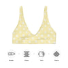 Recyled Bikini Top in Lovely Lemon