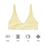 Recyled Bikini Top in Lovely Lemon