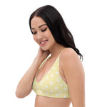 Recyled Bikini Top in Lovely Lemon