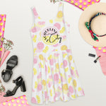 Skater Dress in Lemon Slices