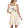 Skater Dress in Lemon Slices
