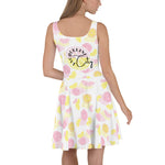 Skater Dress in Lemon Slices