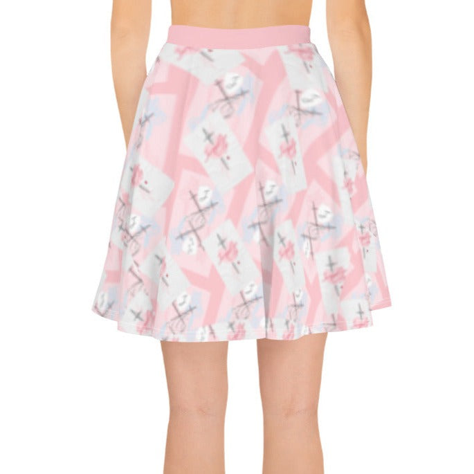 Skater Skirt in "Pink Cards" (CHARITY)