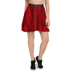 Mixed Print Skater Skirt
