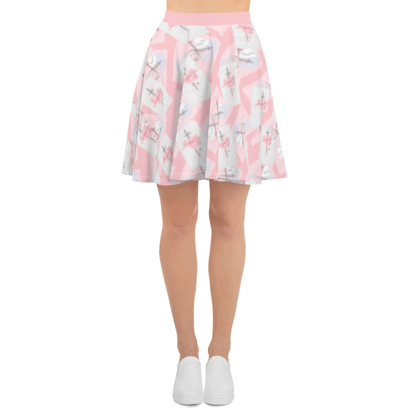 Skater Skirt in "Pink Cards" (CHARITY)