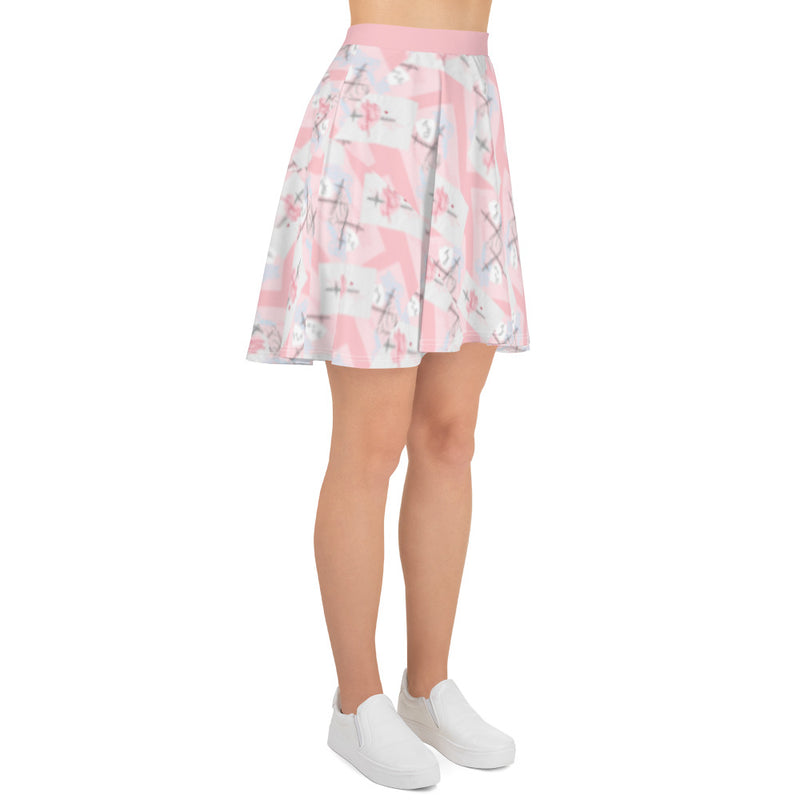 Skater Skirt in "Pink Cards" (CHARITY)