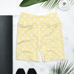 High-Waisted Shorts in Lovely Lemon