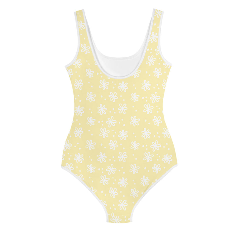 KIDS: Youth Swimsuit in Lovely Lemon